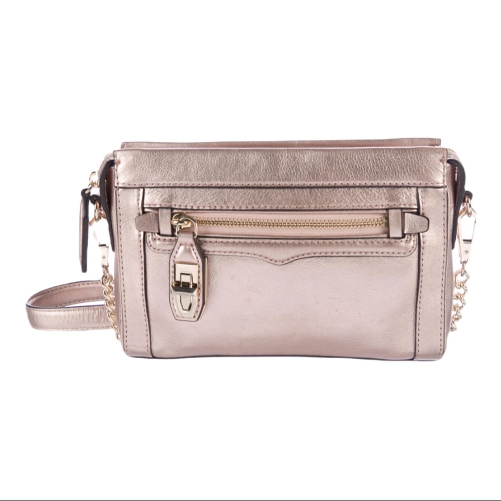 Rebecca Minkoff Crosby Turn lock Rose Gold
